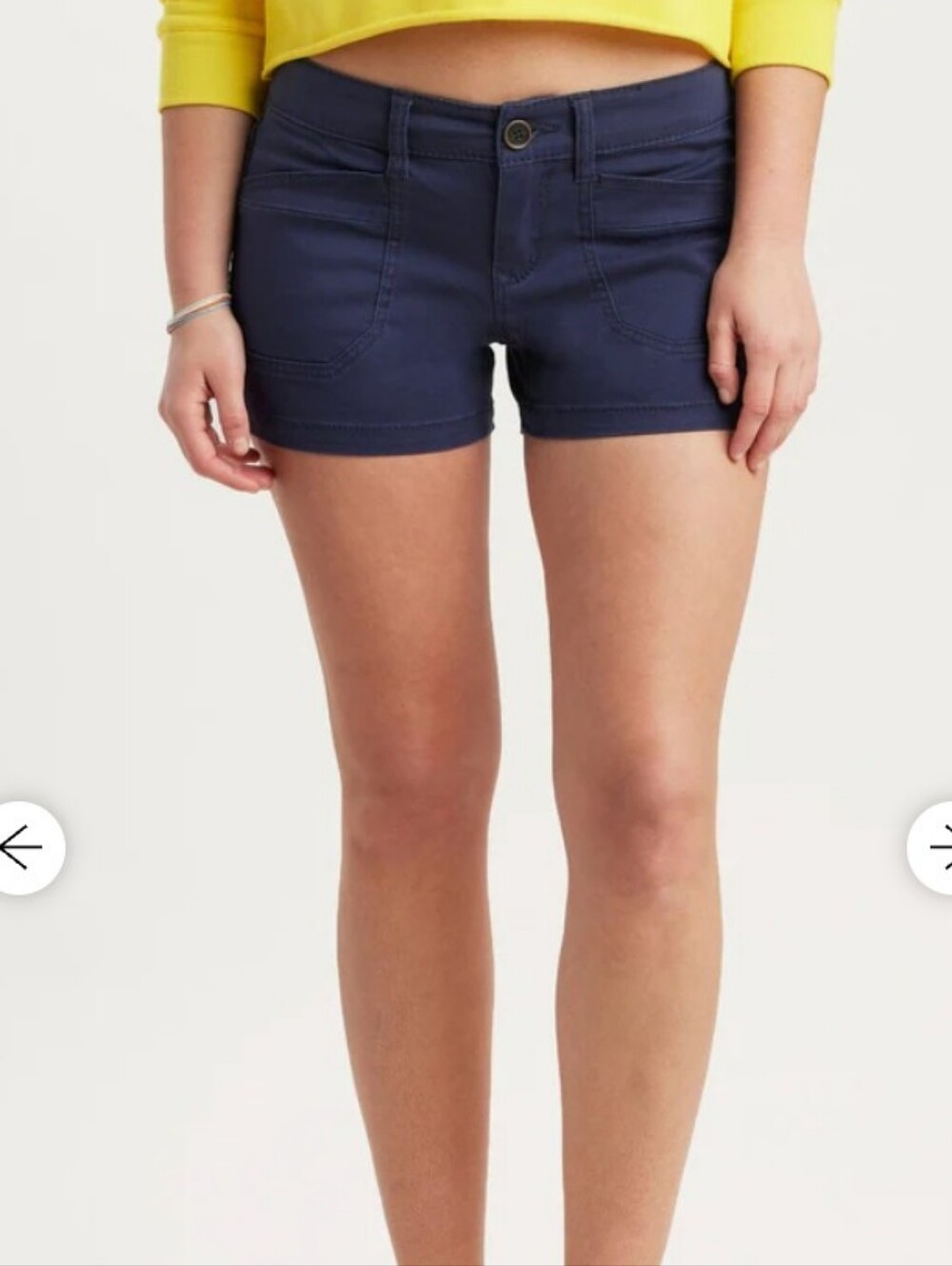Lot of 2 Unionbay Delaney 3.5" Twill Stretch Shorts. Navy And Tan Both Size 9 - Picture 11 of 11